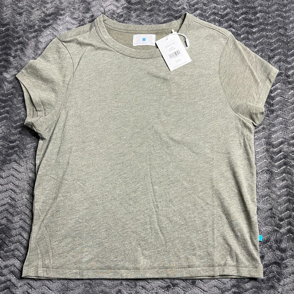 Jason Scott women Shrunken Tee Size Small heather sage NWT